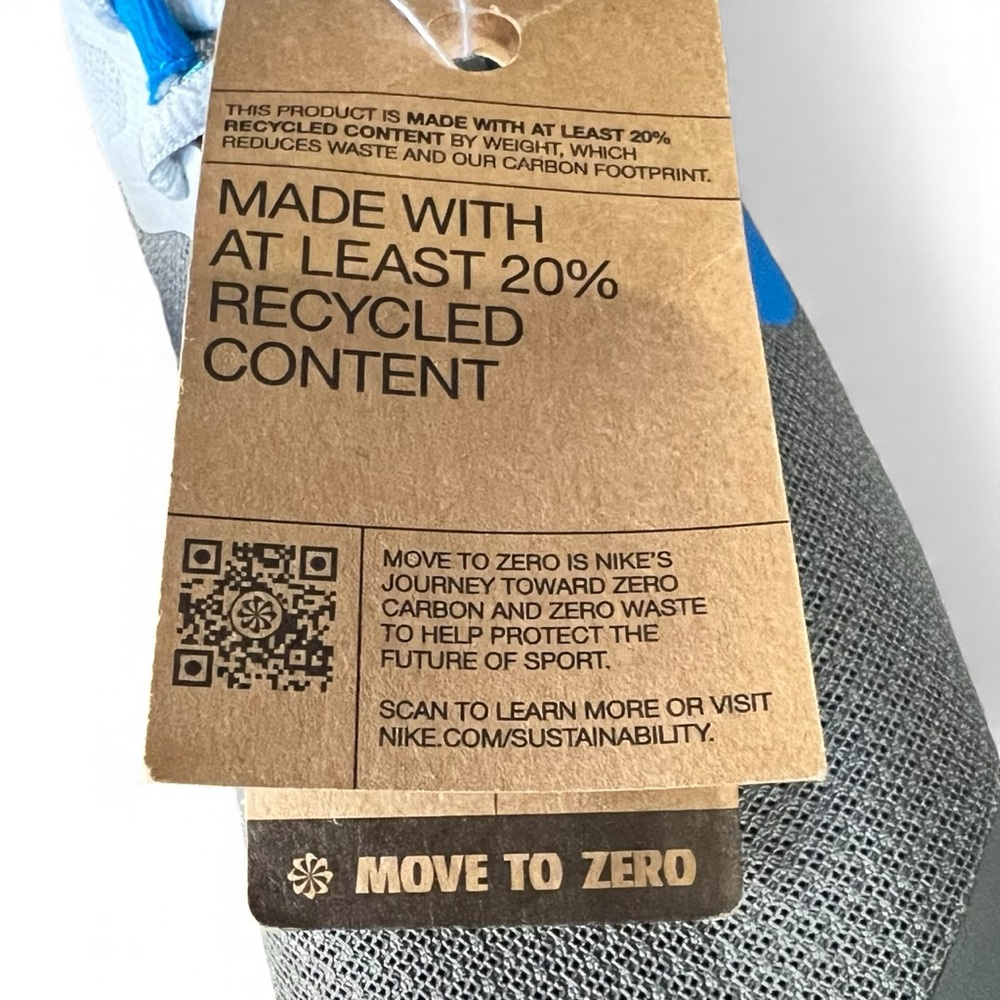 Nike Revolution 6 NN (GS) Cool Grey and Photo Blue Running Shoes New no box - Picture 9 of 12